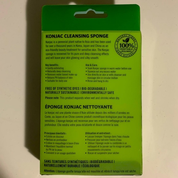 Konjac Facial Cleansing Sponge - Picture 2 of 2